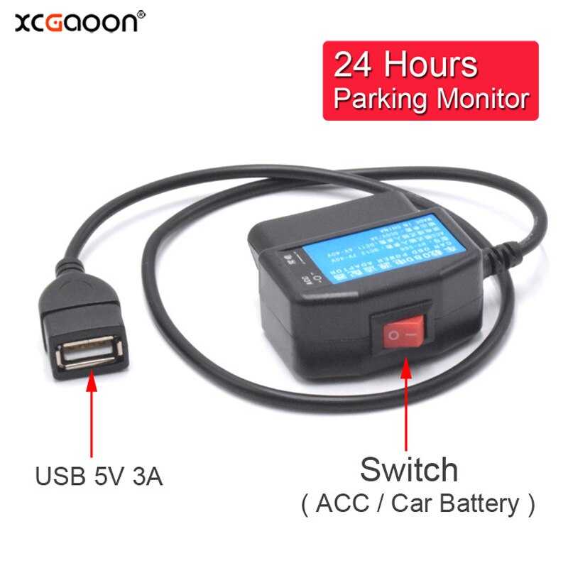 XCGaoon 24 ð 5V 3A USB ڵ  ̺ OBD ϵ..